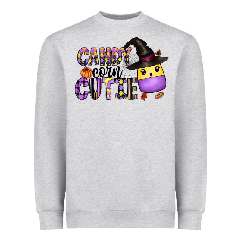 Candy Corn Cutie Heavyweight Sweatshirt by CowhideDigitalArt | Teevron