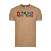 Vintage Coffee lgbtq heart and hope Vintage Tee - HRA Design Shop