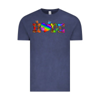 Vintage Denim lgbtq heart and hope Vintage Tee - HRA Design Shop