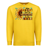 Lemon when you can't find the sunshine be the sunshine Premium Sweatshirt - MaliasSmallBusiness