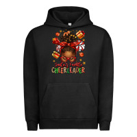 Pigment Black santa's favorite cheerleader afro messy bun Urban Hoodie - texasbilliewilder