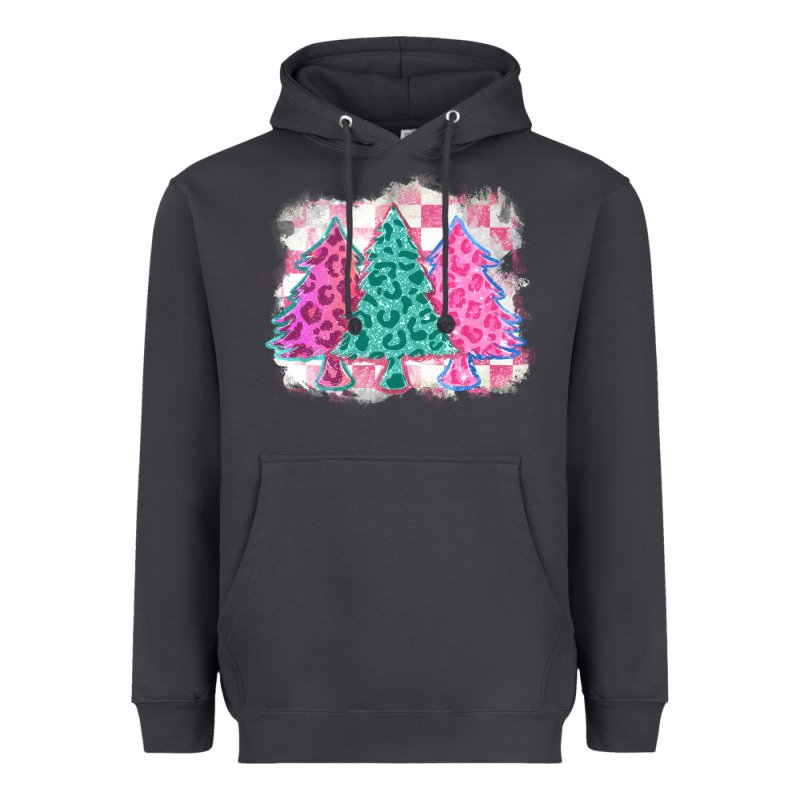Christmas Leopard Trees Heavyweight Hoodie by MaliasSmallBusiness | Teevron