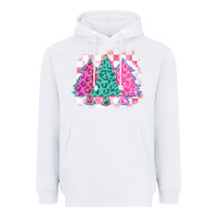 White christmas leopard trees Heavyweight Hoodie - MaliasSmallBusiness