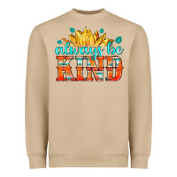 Mushroom always be kind Heavyweight Sweatshirt - HRA Design Shop