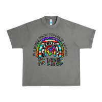 Tornado in a world where you can be anything be kind Urban Heavy Tee - CowhideDigitalArt