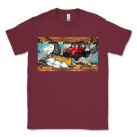 Burgundy snow truck sippy cup Classic Tee - Artiststas