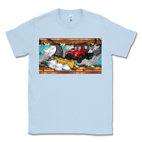 Dusty Blue snow truck sippy cup Classic Tee - Artiststas