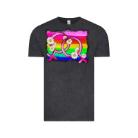 Vintage Black lgbtq gender lesbian symbol Vintage Tee - HRA Design Shop