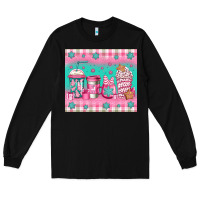 Black pink christmas coffee Long Sleeve Tee - Jasminsmagicworld