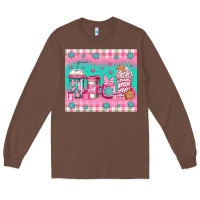 Chestnut pink christmas coffee Long Sleeve Tee - Jasminsmagicworld