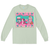 Matcha pink christmas coffee Long Sleeve Tee - Jasminsmagicworld