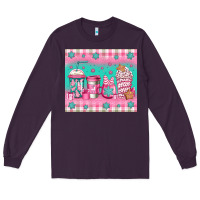 Plum pink christmas coffee Long Sleeve Tee - Jasminsmagicworld