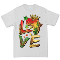 Dove Grey juneteenth love Premium Tee - BarkalooDesign