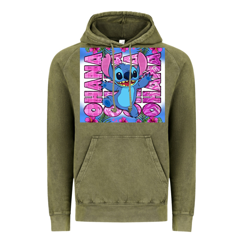 Stitch Ohana Vintage Hoodie by Zillion Design Studio | Teevron