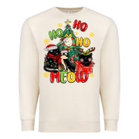 Sandshell ho ho ho meow Premium Sweatshirt - MaliasSmallBusiness