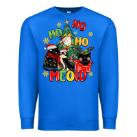 True Royal ho ho ho meow Premium Sweatshirt - MaliasSmallBusiness