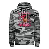 Slate Camo in october we wear pink with afro woman Premium Hoodie - Artiststas