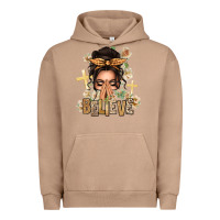 Pigment Burro believe praying caucasian messy bun Urban Hoodie - texasbilliewilder