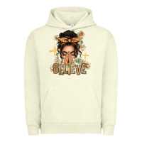 Pigment Pistachio believe praying caucasian messy bun Urban Hoodie - texasbilliewilder