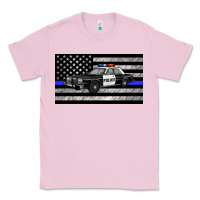 Bubblegum Pink thin blue line police car sippy cup Classic Tee - Artiststas
