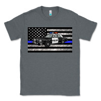 Charcoal Heather thin blue line police car sippy cup Classic Tee - Artiststas