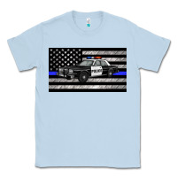 Dusty Blue thin blue line police car sippy cup Classic Tee - Artiststas