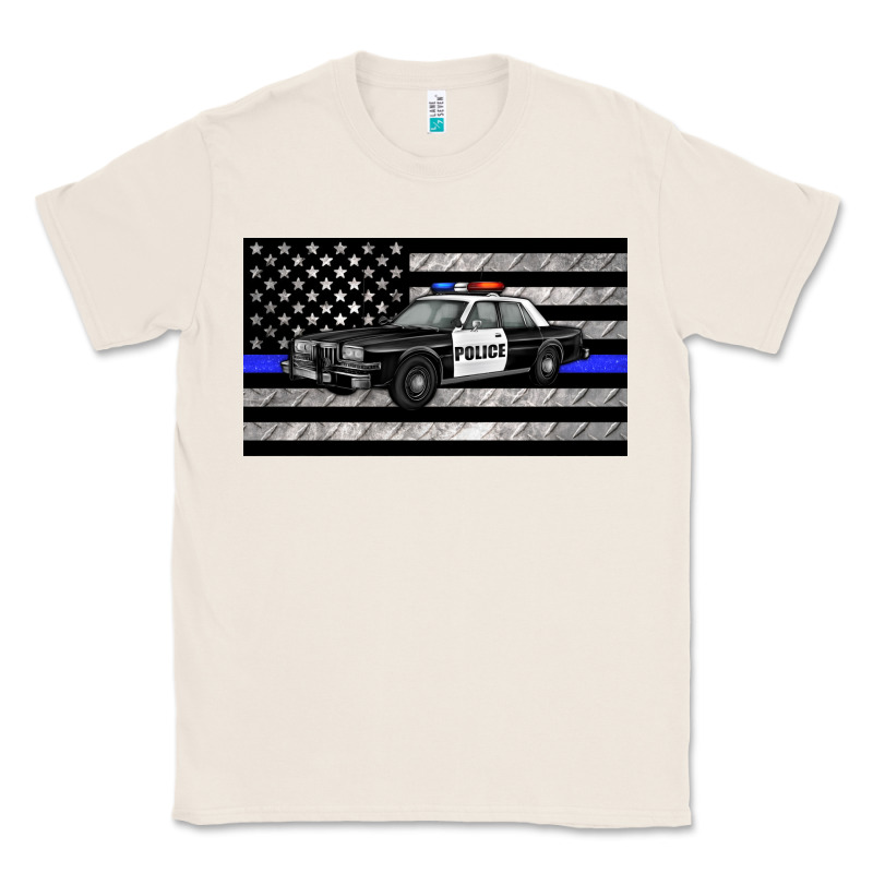 Thin Blue Line Police Car Sippy Cup Classic Tee by Artiststas | Teevron