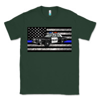 Sports Green thin blue line police car sippy cup Classic Tee - Artiststas
