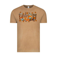 Vintage Camel Fall Coffee Drink Vintage Tee - RacoonDesign