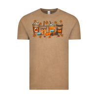 Vintage Coffee Fall Coffee Drink Vintage Tee - RacoonDesign