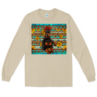 Mushroom doberman with western background Long Sleeve Tee - Artiststas