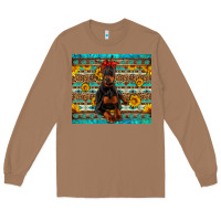 Toasted Coconut doberman with western background Long Sleeve Tee - Artiststas
