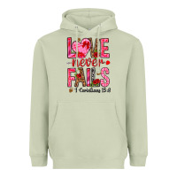 Matcha love never fails i corintians 13 8 Heavyweight Hoodie - NancyCooperArtShop