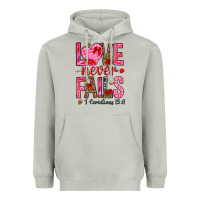 Moon Dust love never fails i corintians 13 8 Heavyweight Hoodie - NancyCooperArtShop
