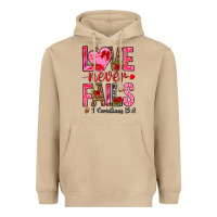 Mushroom love never fails i corintians 13 8 Heavyweight Hoodie - NancyCooperArtShop