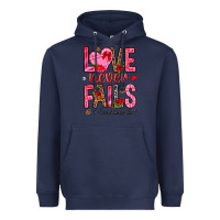 Navy love never fails i corintians 13 8 Heavyweight Hoodie - NancyCooperArtShop