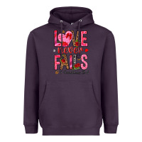 Plum love never fails i corintians 13 8 Heavyweight Hoodie - NancyCooperArtShop