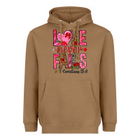 Toasted Coconut love never fails i corintians 13 8 Heavyweight Hoodie - NancyCooperArtShop