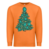 Carrot christmas tree with gemstones Premium Sweatshirt - MaliasSmallBusiness