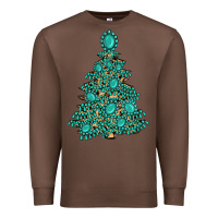 Chestnut christmas tree with gemstones Premium Sweatshirt - MaliasSmallBusiness