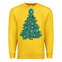 Lemon christmas tree with gemstones Premium Sweatshirt - MaliasSmallBusiness