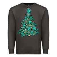 Smoke christmas tree with gemstones Premium Sweatshirt - MaliasSmallBusiness