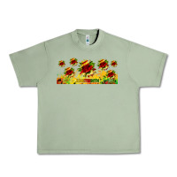 Oil Green juneteenth sunflowers libbey glass Urban Heavy Tee - HRA Design Shop