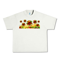 Pistachio juneteenth sunflowers libbey glass Urban Heavy Tee - HRA Design Shop