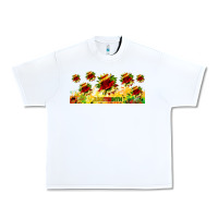 White juneteenth sunflowers libbey glass Urban Heavy Tee - HRA Design Shop