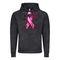Vintage Black Breast Cancer Ribbon Hope Love Faith Vintage Hoodie - texasbilliewilder