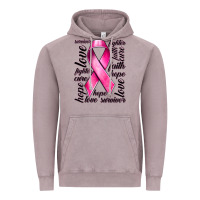 Vintage Zinc Breast Cancer Ribbon Hope Love Faith Vintage Hoodie - texasbilliewilder