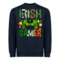 Navy irish i was gamer st. patricks day Heavyweight Sweatshirt - Neo Western