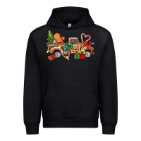 Black gingerbread truck Urban Hoodie - texasbilliewilder