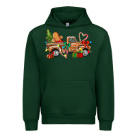 Foreset Green gingerbread truck Urban Hoodie - texasbilliewilder